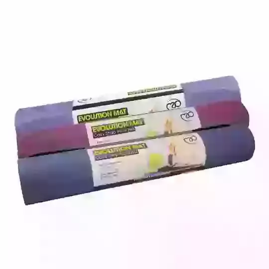 Fitness-Mad Evolution Eco Yoga Mat, 4mm With Carry String